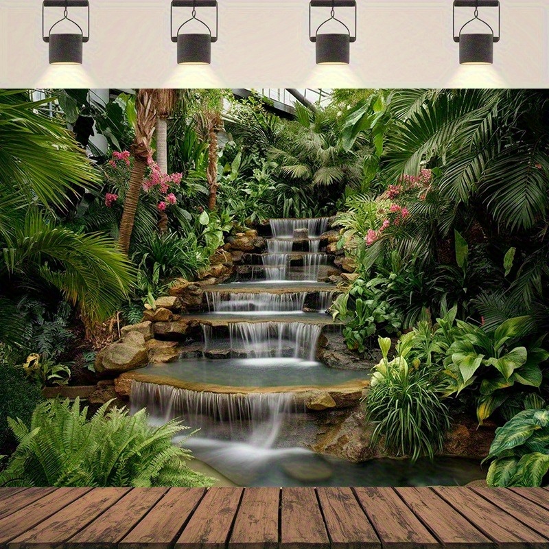 Spa And Wellness Center - Tappeto da parete con cascata e