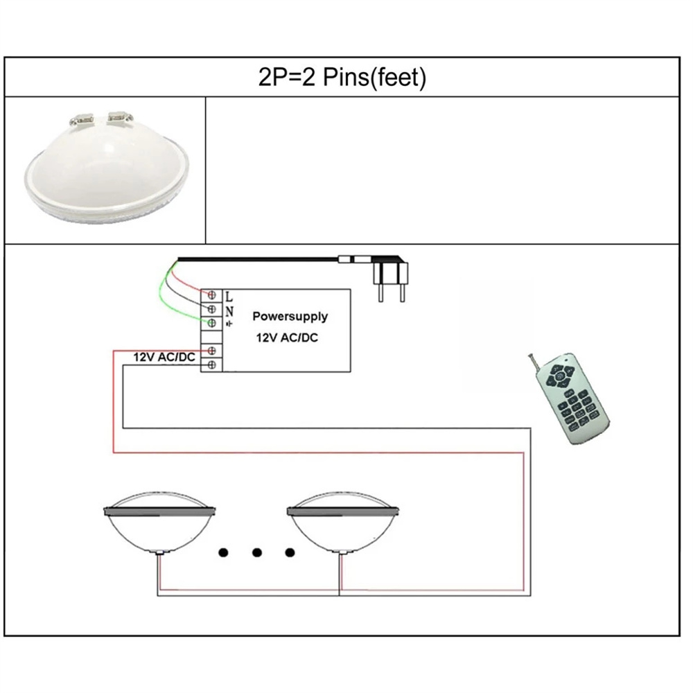 45W 25W PAR56 RGB LED Piscina  - Xy Spa & Wellness Photos recensione e prezzo